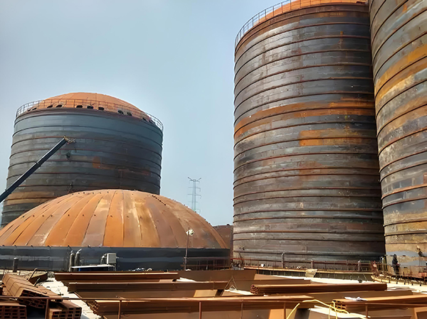 王下乡焦粉钢板仓